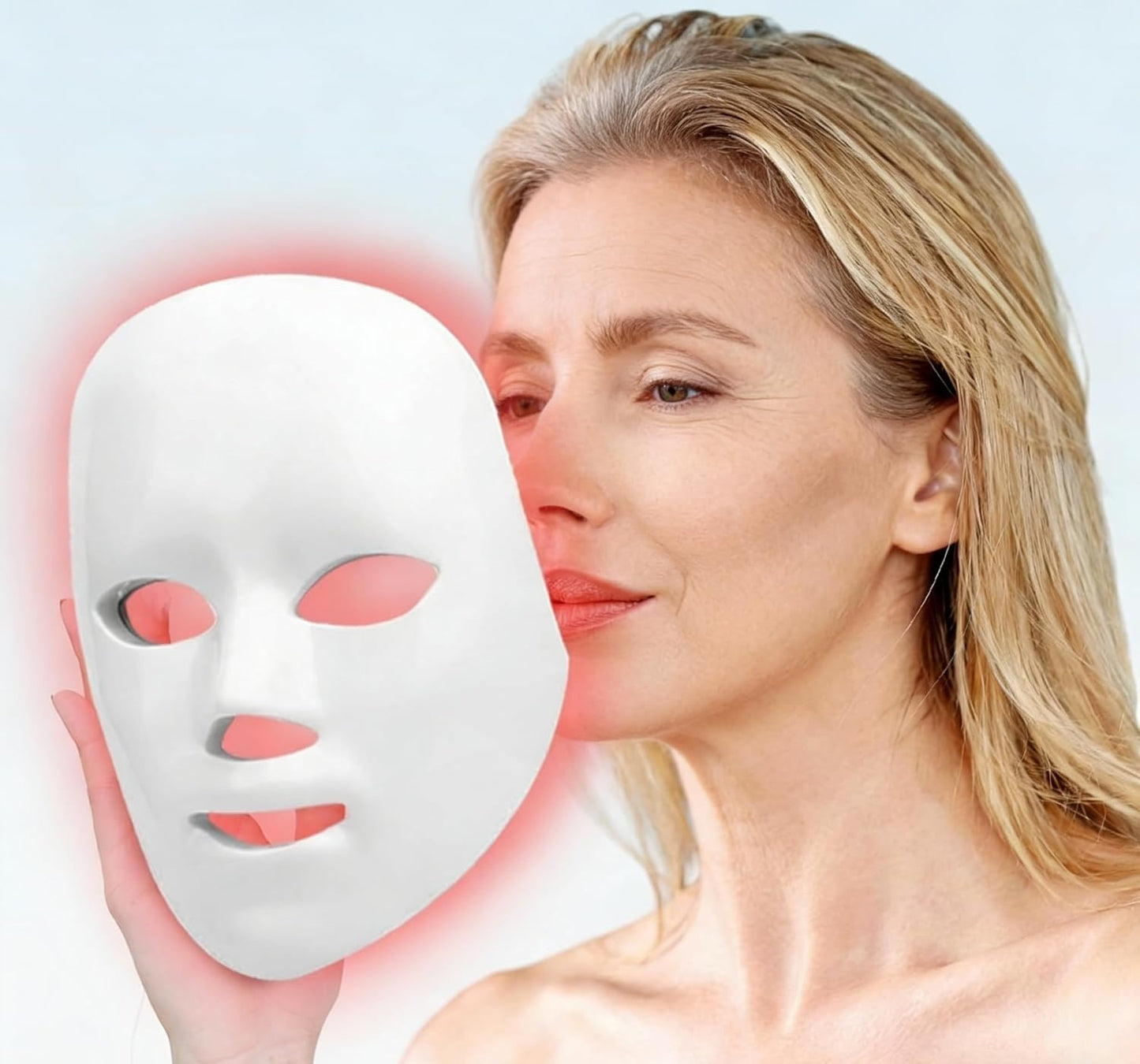 LED Face Mask — Light Therapy for Skincare