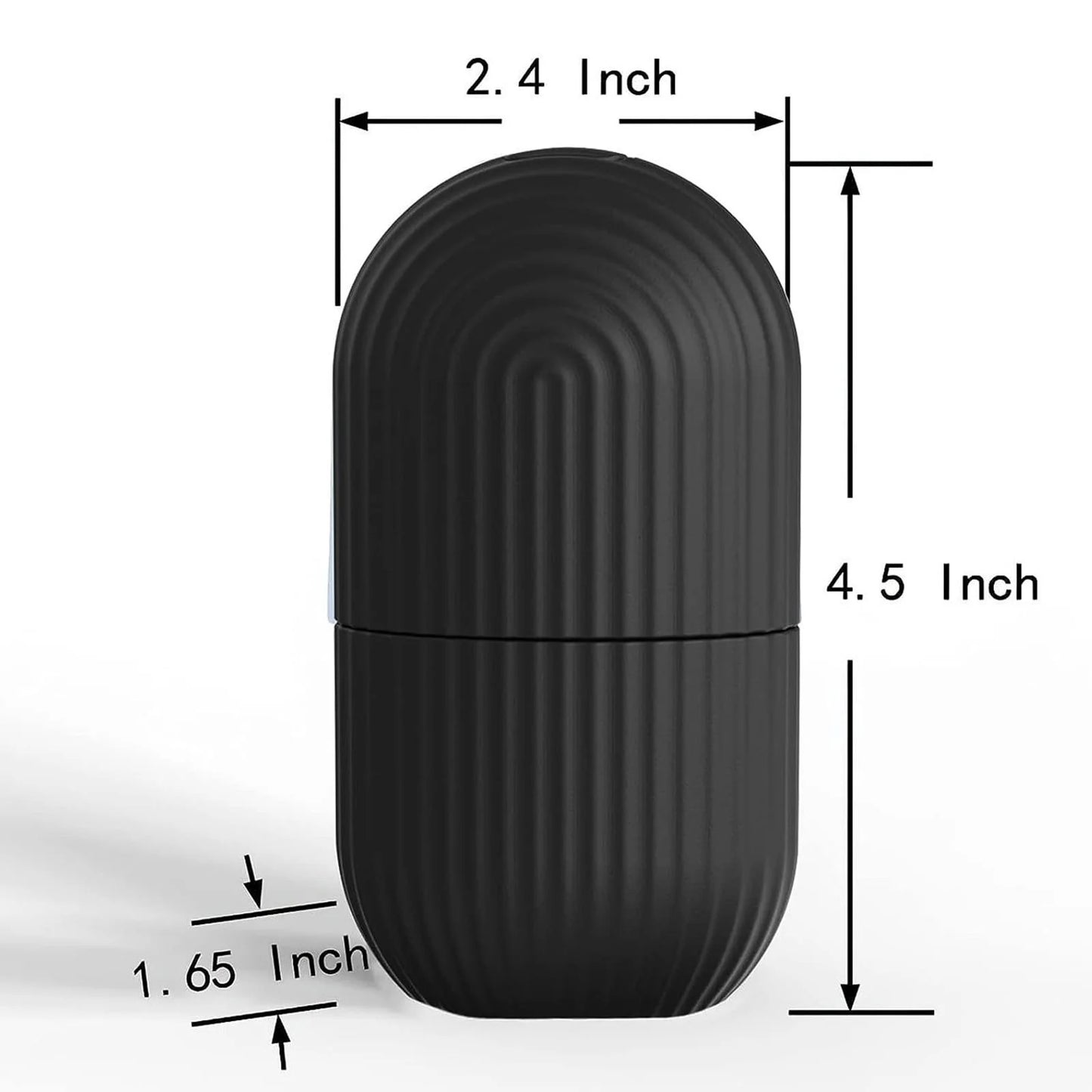 Ice Roller for Face & Eyes — Silicone Skincare Tool for Facial Massage & De-Puffing