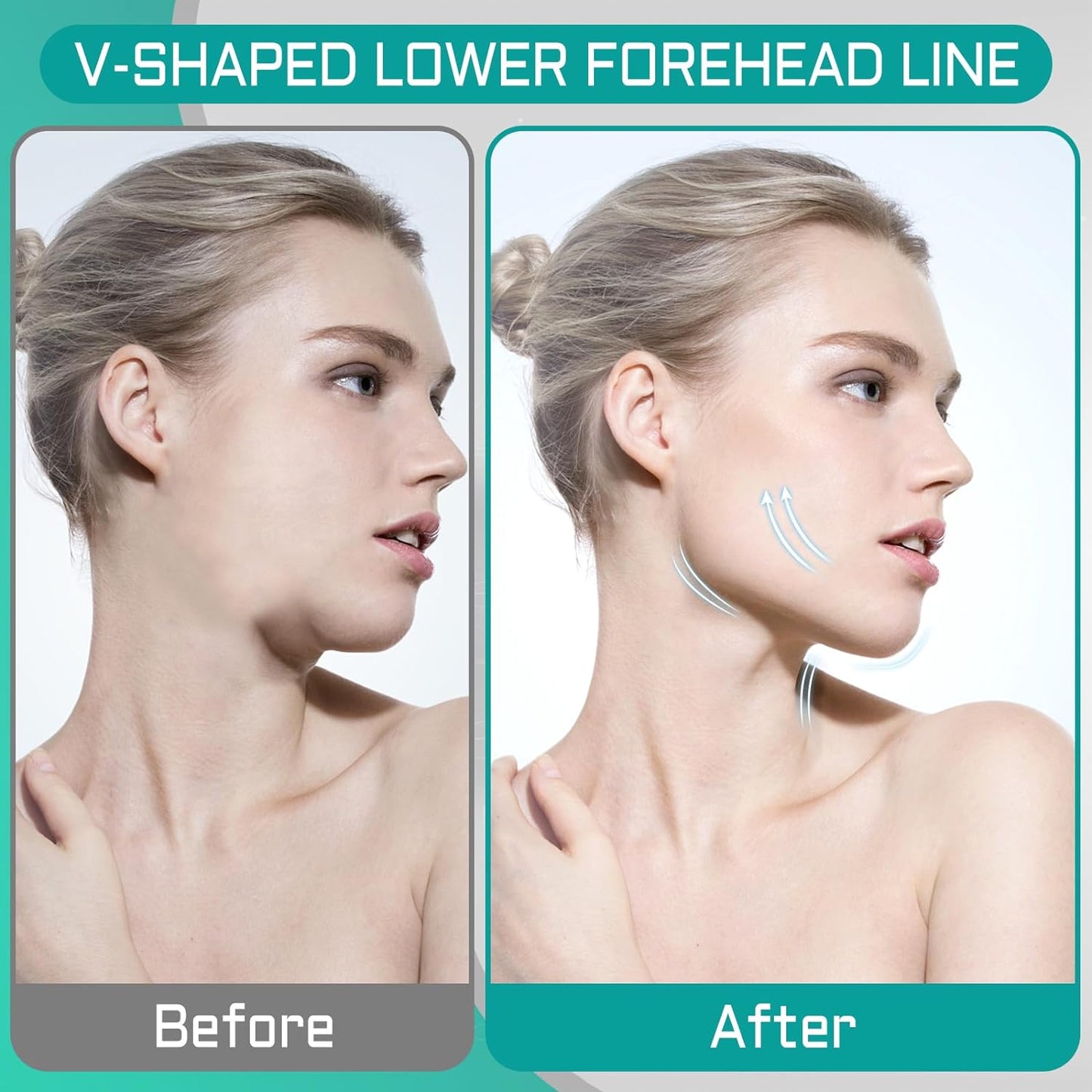 Jaw Exerciser for Men Women - 4 Resistance Levels Jawline Trainer, Silicone Mewing Device, Face Workout Tool, Jaw Toner